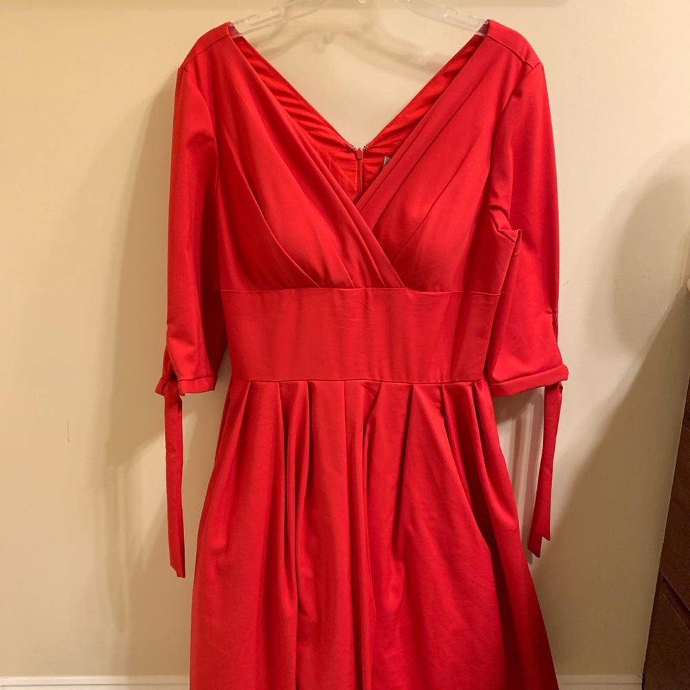 Unique Vintage Red Dress NWT